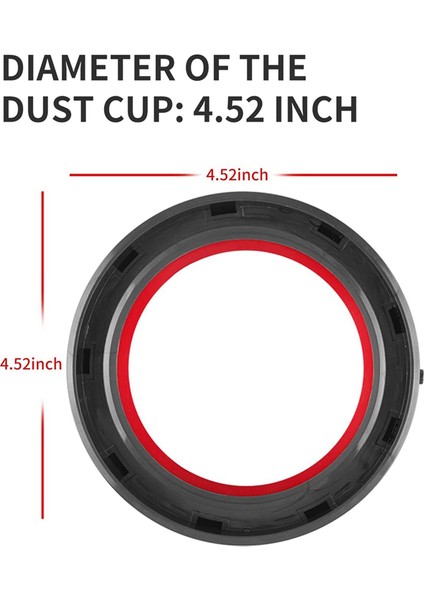 Toz Haznesi Üst Sabit Sızdırmazlık Halkası Vakum V11 V15 SV14 SV15 SV22, Toz Haznesi Yedek Parçaları (Yurt Dışından) fırsatları