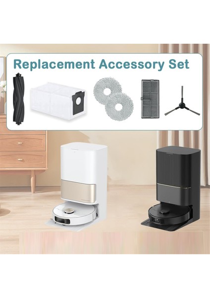 L10S Pro Ultra Heat Için Aksesuar Seti, Yedek Parçalar Ana Fırça, Toz Torbaları, Paspas, Filtreler, Yan Fırça (Yurt Dışından) fırsatları