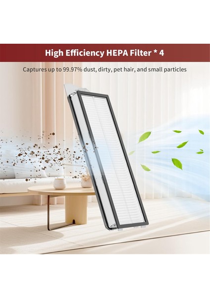 S8 Maxv Ultra Robot Süpürge Aksesuarları Kiti Için Yedek Parçalar Ana Yan Fırça Hepa Filtreler Paspas Bezi (Yurt Dışından) indirimleri