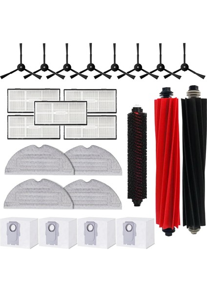 S8 + (S8 Plus) Pro Ultra Robot Süpürge Için Yedek Parçalar, Aksesuar Seti Rulo Fırça (Yurt Dışından)