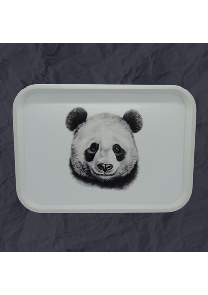 Hayvan Desenli Dekoratif 30X40 cm Dikdörtgen Sunum ve Servis Tepsisi – Estetik ve Dayanıklı Tasarım (Rastgele Tasarım)