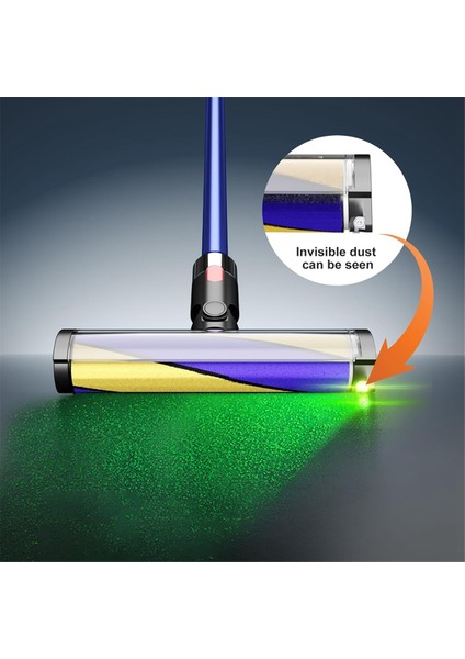 V7 V8 V10 V11 V15 Kablosuz Temizleyiciler Için Toz Algılama Işığına Sahip Vakum Ek Parçaları Sert Zemin Fırça Başlığı (Yurt Dışından) indirimleri