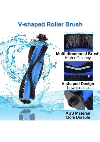 Robovac 30C MAX/G30 EDGE/11S MAX/15C MAX/G30/G30 Hibrit Elektrikli Süpürge Ana Yan Fırça Hepa Filtreleri Için (Yurt Dışından) fırsatları