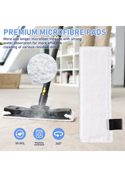 12 Parça Mikrofiber Bez Seti, Buharlı Temizleyici Easyfix Sc2 Sc3 Sc4 Sc5 Için Aksesuar Uyumlu (Yurt Dışından) fırsatları