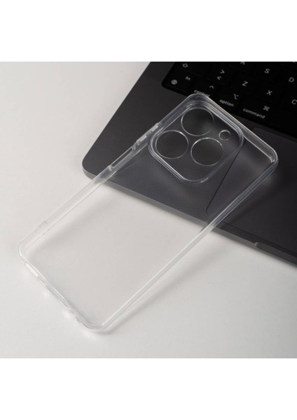 Tecno Spark 20 Kılıf Kflg 2mm Anti Shock Silikon-Renksiz