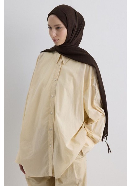 Brıce Telve Renk Uzun Saçak Püsküllü Pamuklu Şal indirimleri