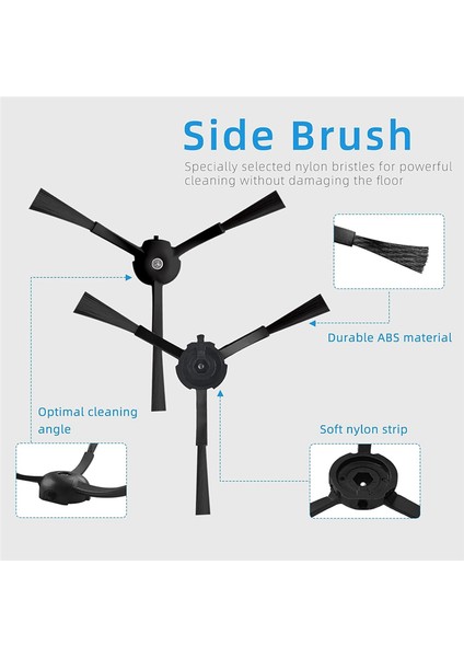 S8 / S8+ Plus Robot Süpürge Aksesuarları Için Uyumlu Yedek Parçalar, Çift Silindir Fırça (Yurt Dışından) fırsatları