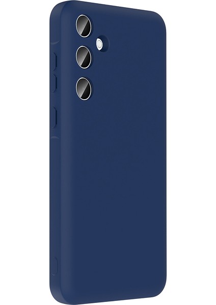 Galaxy A36 Kılıf Kamera Korumalı Kartlık Hazneli Frm Vitra Kapak - Lacivert