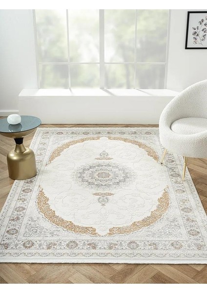 Elegance EG008A Beyaz Gold Sedef Detaylı Göbekli Modern Viskon Doğal Iplik Bambu Tozu Az modelleri