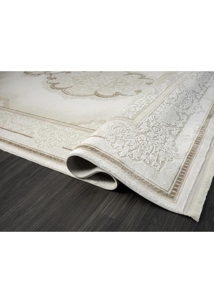 Elegance EG001A Beyaz Gold Sedef Detaylı Göbekli Modern Viskon Doğal Iplik Bambu Tozu Az fırsatları