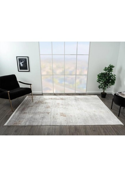 Elegance EG012A Gri Gold Detaylı Modern Viskon Doğal Iplik Bambu Halı Halısı fiyatları