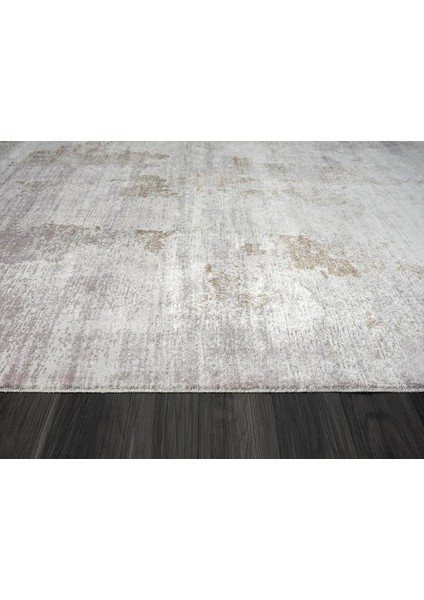 Elegance EG012A Gri Gold Detaylı Modern Viskon Doğal Iplik Bambu Halı Halısı indirimleri