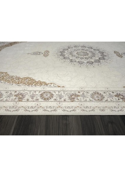 Elegance EG008A Beyaz Gold Sedef Detaylı Göbekli Modern Viskon Doğal Iplik Bambu Tozu Az indirimleri