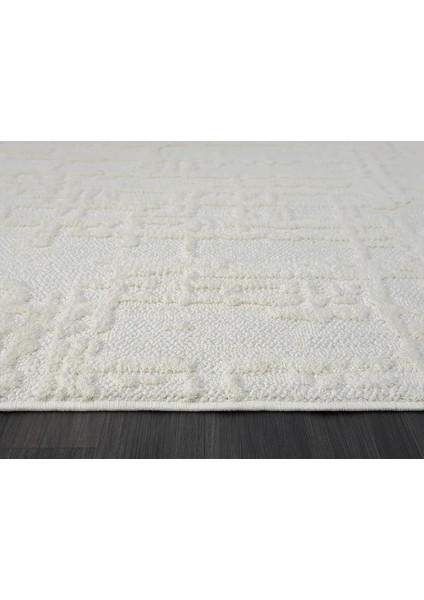 Wool WL004A Bej Halı Sisal Bukle Dekoratif Kabartmalı Halı Antialerjik Salon Halısı indirimleri