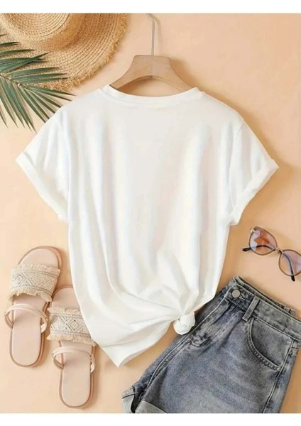 Kalp Işıltısı Özel Tasarım Ön Baskılı Tasarım Tshirt fiyatları