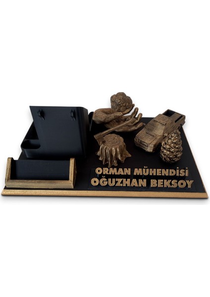 Masaüstü Isimlik ve Kartvizitlik Orman Mühendislerine Özel , Yıl Dönümü Hediyesi, Ofis Hediye indirimleri