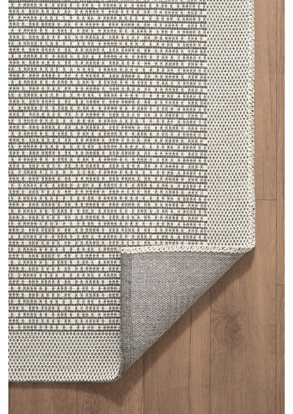 Mumbai MU001W Krem Doğal Kilim Görünümlü Pamuk Tuşeli Kaymaz Pamuk Taban Dekoratif Halı Tozu Yok fırsatları