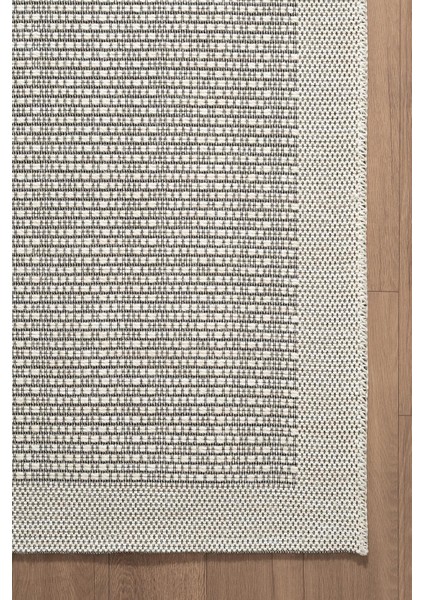 Mumbai MU001W Krem Doğal Kilim Görünümlü Pamuk Tuşeli Kaymaz Pamuk Taban Dekoratif Halı Tozu Yok indirimleri