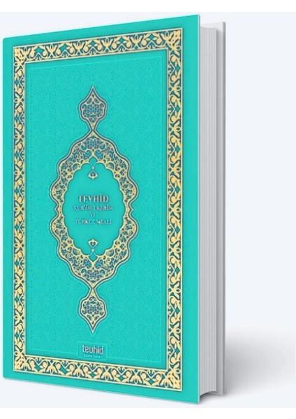 Tevhid Meali Kur'an-I Kerim ve Türkçe Meali Orta Boy (Su Yeşili)