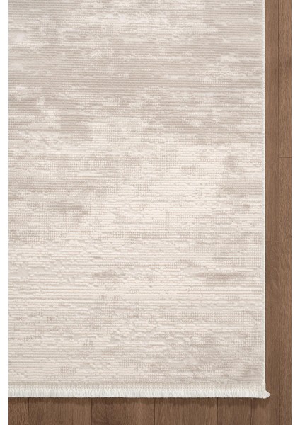 Leon LN001G Krem Halı Modern Desen Pamuk Taban Akrilik Tozuaz Salon Yatak Odası Koridor Halısı fırsatları