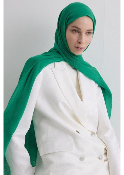 Brıce Canlı Yeşil Uzun Saçak Püsküllü Pamuklu Şal fırsatları
