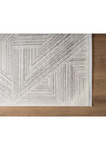 Cosmos CS008A Krem Halı Modern Detaylı Pamuk Taban Viskon Tozuaz Salon Yatak Odası Koridor Halısı fırsatları