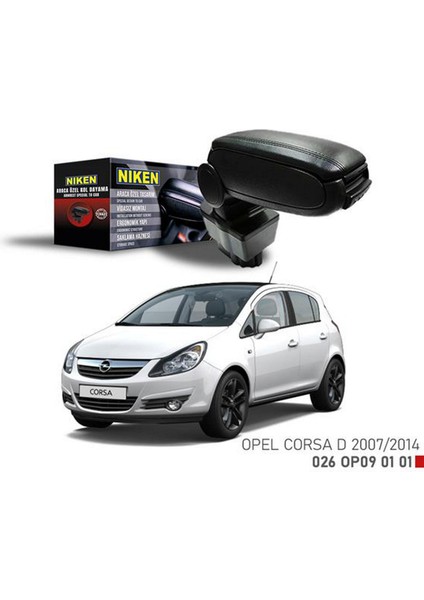 Araca Özel Kol Dayama Siyah Opel Corsa D 07-14 Nrmsa