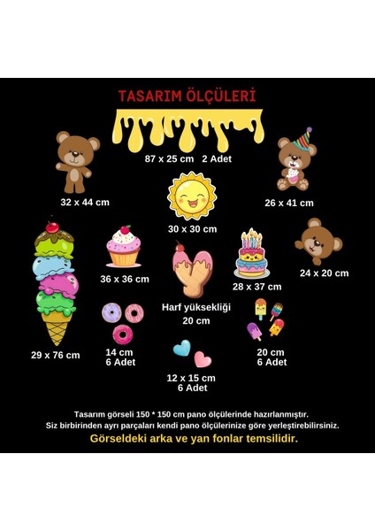 Iyi Tatiller Karne Günü Pano Süsü 02 fiyatları