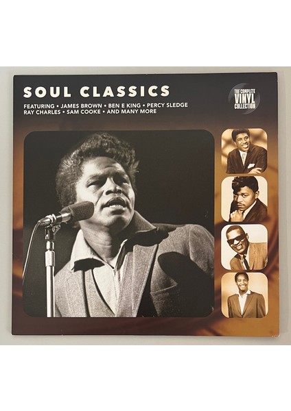 Soul Classics Lp Plak Ray Ckarles, James Brown, Percy Sledge ... (2016 Avrupa Baskı Plak)