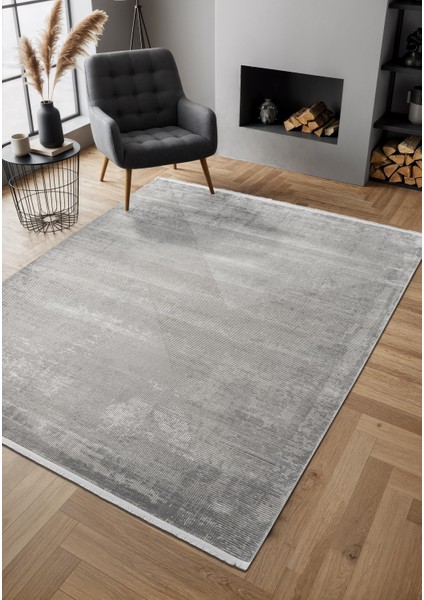 Cosmos CS009Z Gri Halı Modern Detaylı Pamuk Taban Viskon Tozuaz Salon Yatak Odası Koridor Halısı fiyatları