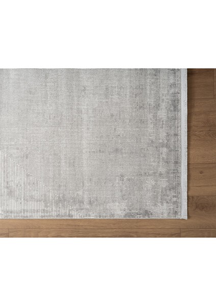Cosmos CS009Z Gri Halı Modern Detaylı Pamuk Taban Viskon Tozuaz Salon Yatak Odası Koridor Halısı fırsatları