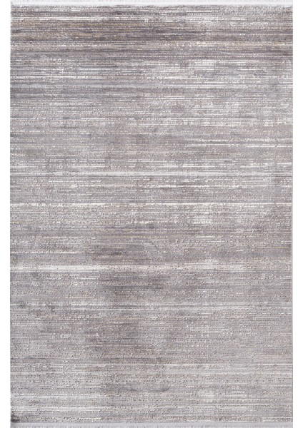 Cosmos CS002A Gri Halı Modern Detaylı Pamuk Taban Viskon Tozuaz Salon Yatak Odası Koridor Halısı