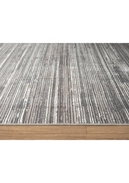 Cosmos CS002A Gri Halı Modern Detaylı Pamuk Taban Viskon Tozuaz Salon Yatak Odası Koridor Halısı indirimleri