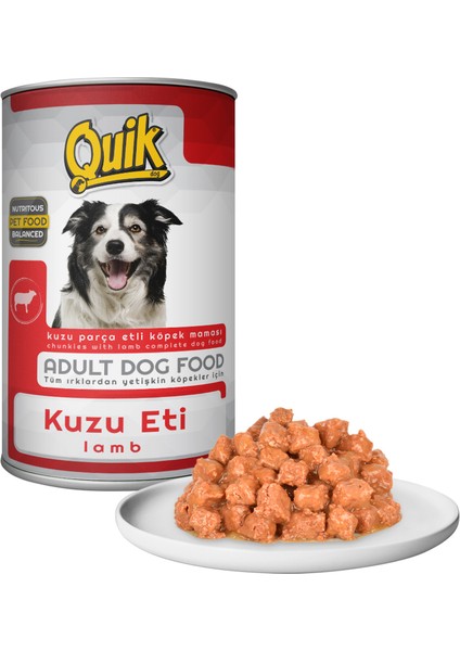 Köpek 415 Gr Kuzu Etli Konserve