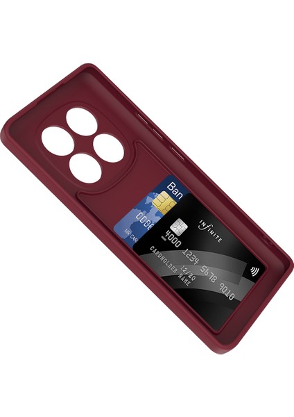 Redmi Note 14 Pro 4g Kılıf Kamera Korumalı Kartlık Hazneli Frm Vitra Kapak - Pembe