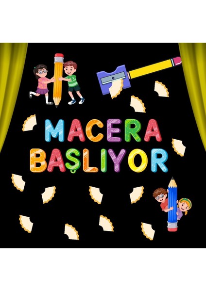 Macera Başlıyor Okul Pano Süsü 01