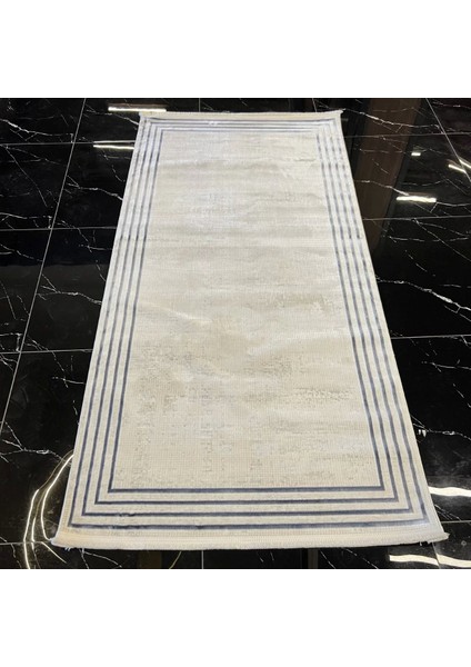 Zenith 1047 MIKROFIBER Kaymaz Taban Yıkanabilir Antibakteriyel Modern A.blue Halı