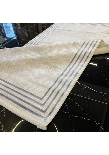 Zenith 1047 MIKROFIBER Kaymaz Taban Yıkanabilir Antibakteriyel Modern A.blue Halı fırsatları