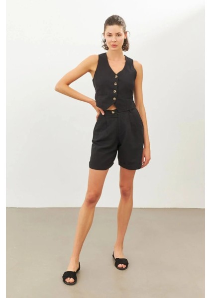 Şort Keten Yelek Takım fiyatları