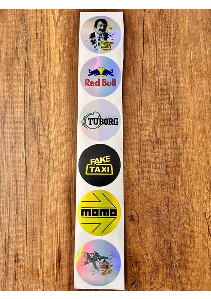 Oto Ön Cam Logosu Hologramlı Yan Kapı, Yan Cam Stickerı Logo Model7