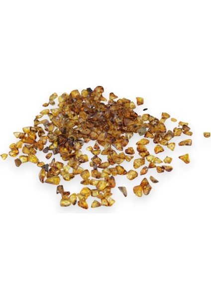 Doğal Kırık Taş Bal Rengi Şeffaf (150 Adet)