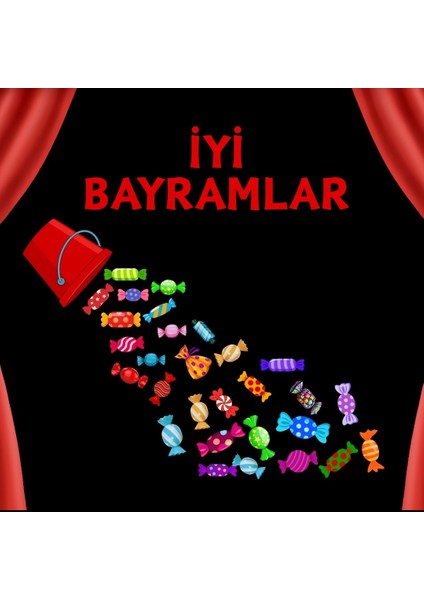 Iyi Bayramlar Temalı Pano Süsü