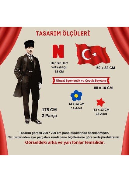 23 Nisan Hatırası Pano Süsü fiyatları