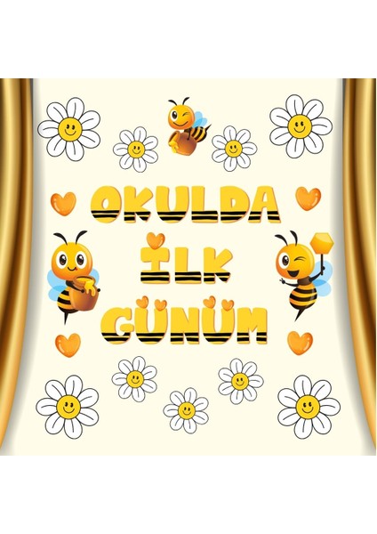 Okulda Ilk Günüm Pano Süsü 02 fiyatları