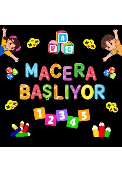 Macera Başlıyor Okul Pano Süsü 02