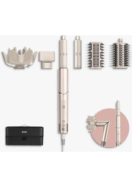 Flexstyle 5 In 1 Air Saç Kurutma ve Şekillendirme Cihazı Saklama Kutusu Hediyeli Stone