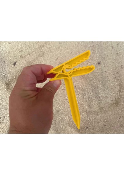 4'lü Plaj Havlu Tutacağı, Plaj Havlu Klipsi Seti – Kum Zemine Saplanabilir 3D Baskı Petg fırsatları