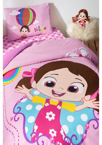 Niloya Kelebek Tek Kişilik Lisanslı Lastikli Çarşaf Çocuk Nevresim Takımı fiyatları