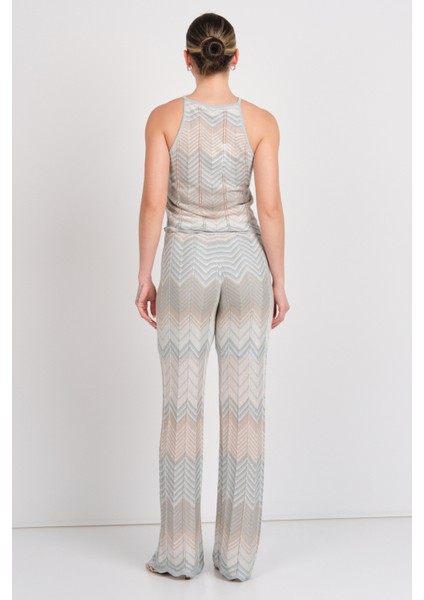 Kadın Onlalvıra Askılı Simli Örme Bluz 15344392 Mavi fırsatları