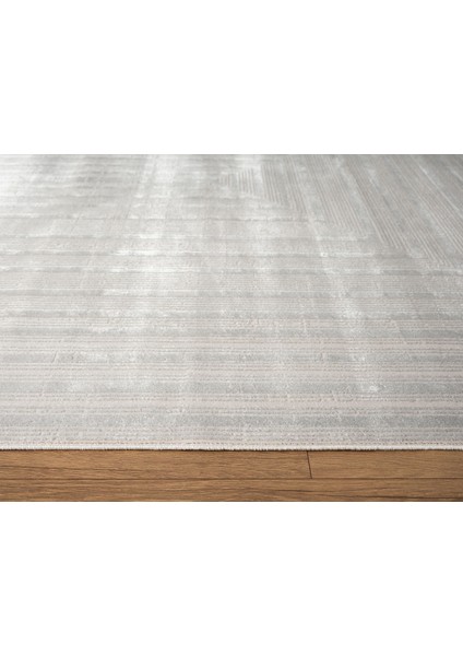 Cosmos CS005G Gri Halı Modern Detaylı Pamuk Taban Viskon Tozuaz Salon Yatak Odası Koridor Halısı indirimleri